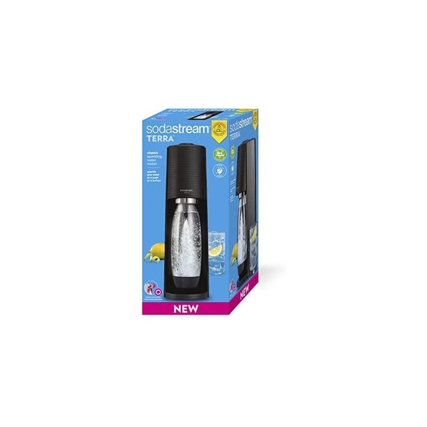 Carbonated drinks maker SodaStream Terra, black – 6