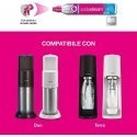 Gazuotų gėrimų gaminimo aparatas SodaStream Terra, juodas
