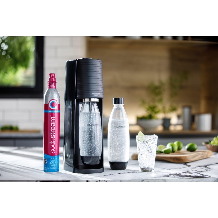 Gazuotų gėrimų gaminimo aparatas SodaStream Terra, juodas – 20
