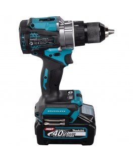 Makita DF001GM201 Akumuliatorinis gręžtuvas-suktuvas XGT, 140/68Nm, bešepetėlinis variklis, 13mm metalinis griebtuvas, 2X4,0Ah, 