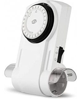 REV timer mechanisch 2-fold white