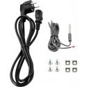 Fuj:tech 1U 19" tuuletinsarja, 2 tuuletinta, 230V