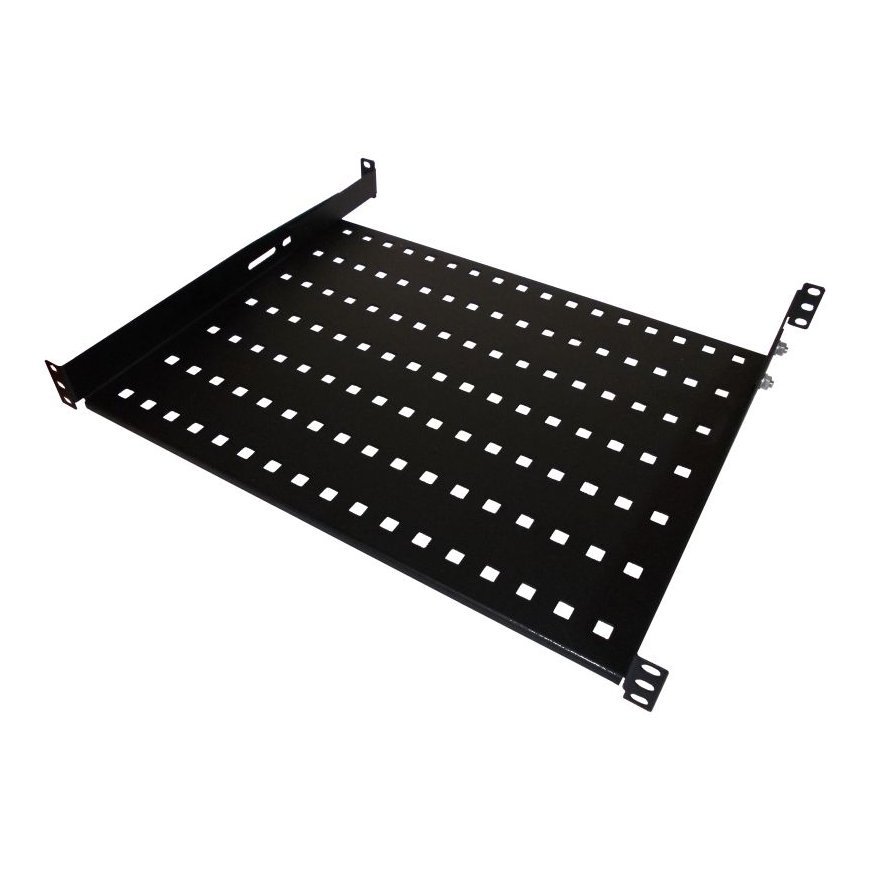 Alantec SA-P-19-1U-650-4-C-02 Fiksēts plaukts 19" 1U dziļums 650mm melns