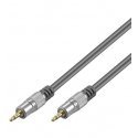 Goobay HT 95-0150 1.5m PL audio cable 3.5mm Grey, Silver Goobay HT 95-0150 1.5m PL audio cable 3.5mm Grey, Silver