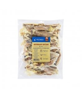PETMEX dog chew rabbit ears with fur 500g