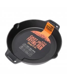 Texas Club Cast iron frying pan with short handles, 36 cm