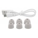 Deltaco TWS-0002 kuulokkeet ja kuulokemikrofoni Langaton In-ear Bluetooth Valkoinen Deltaco TWS-0002 kuulokkeet ja kuulokemikrofoni Langaton In-ear Bluetooth Valkoinen