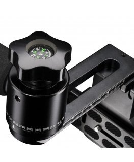 Mantona 20365 tripod head Black