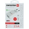Swissten charger 2x USB-A 3 A (22051000)