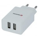 Swissten charger 2x USB-A 3 A (22051000)