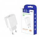 REISLAADIJA DENMEN DC06 SINGLE 3,6A 20W, VALGE 3600mAh TÜÜP-C TOITEVÄLJANDUSE SISEND REISLAADIJA DENMEN DC06 SINGLE 3,6A 20W, VALGE 3600mAh TÜÜP-C TOITEVÄLJANDUSE SISEND