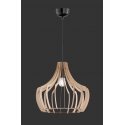 Trio Wood -riippuvalaisin, E27, 44 cm, ruskea