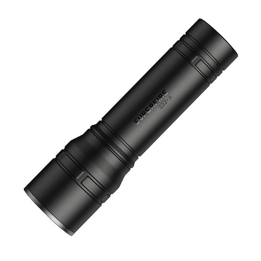 Flashlight Superfire S33-A, USB (black)