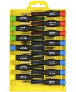 Precision chisel kit, 15 chisels, grooves / philips / torx / hex DELTACOIMP / VK-250