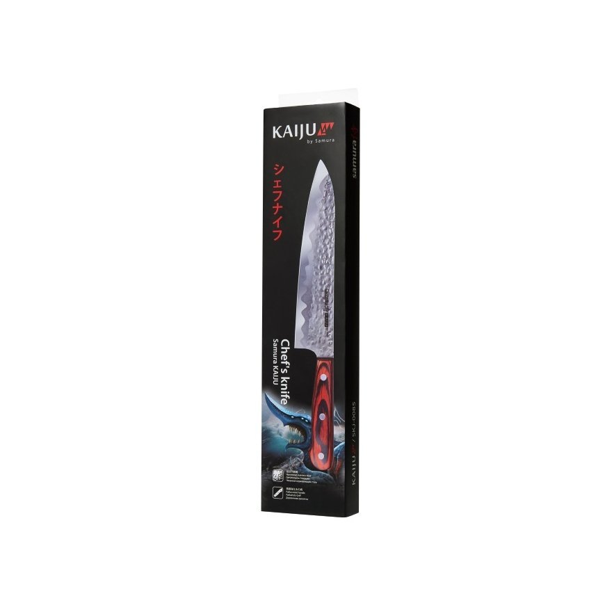 Samura KAIJU Кухонный нож Шевповора 8.3"/210mm из AUS 8 Японской стали 59 HRC – 5