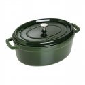 Staub La Cocotte 33cm oval, Basil green, Cast Iron Staub La Cocotte 33cm oval, Basil green, Cast Iron