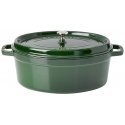 Staub La Cocotte 33cm oval, Basil green, Cast Iron Staub La Cocotte 33cm oval, Basil green, Cast Iron