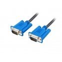 Lanberg CA-VGAC-10CU-0050-BK VGA-kaabel 5 m VGA (D-Sub) Must, Sinine Lanberg CA-VGAC-10CU-0050-BK VGA-kaabel 5 m VGA (D-Sub) Must, Sinine