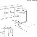 AEG FFB73507ZW dishwasher, white AEG FFB73507ZW dishwasher, white