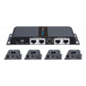 HDMI Amplifier / splitter DELTACOIMP over Ethernet cable, 1080p in 60Hz, up to 40m, black / HDMI-276 HDMI Amplifier / splitter DELTACOIMP over Ethernet cable, 1080p in 60Hz, up to 40m, black / HDMI-276