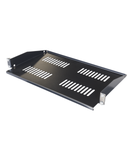Fixed shelf TOTEN for G-series, 1U, 266.7mm depth, 475mm depth and higher cabinets / 19-FH16G