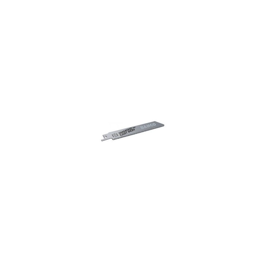 Bahco Karbidinės tiesinio pjūklo geležtės su deimantiniu grūdėtumu 150mm*1,23mm ketui, plytelėms ir keramikai 2vnt – 2