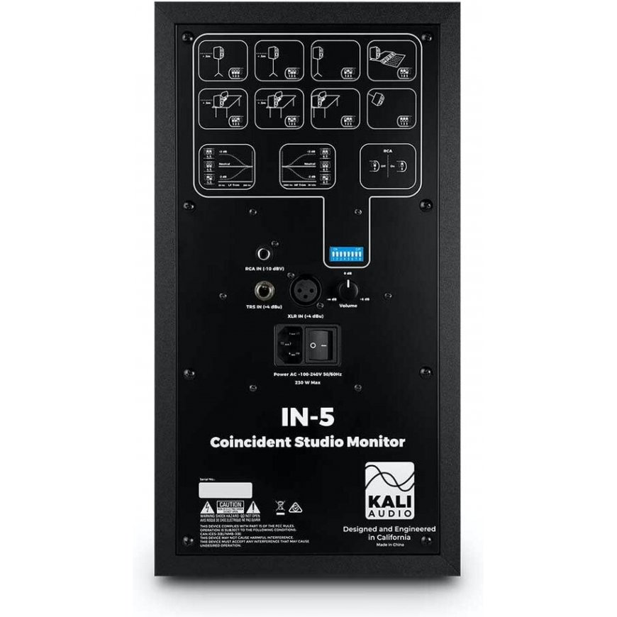 Kali Audio IN-5 active 3-way speaker, black – 2