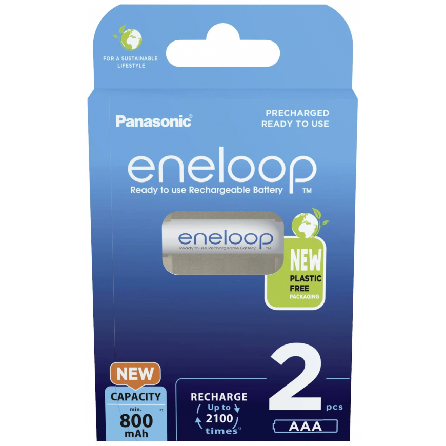 Panasonic Eneloop BK-4MCDE/2BE 2pcs