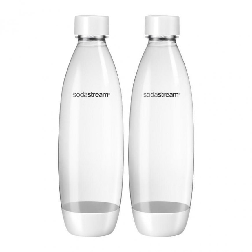 1 litre Fuse bottles - White Two-pack for the dishwasher