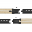 Intelino Wooden rail adapters