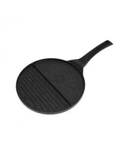 Bipartite frying pan, aluminium, black marble Ø27cm KH 1364