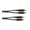 Cordial CFU 0.9 CC audio cable 0.9 m 2 x RCA Black Cordial CFU 0.9 CC audio cable 0.9 m 2 x RCA Black