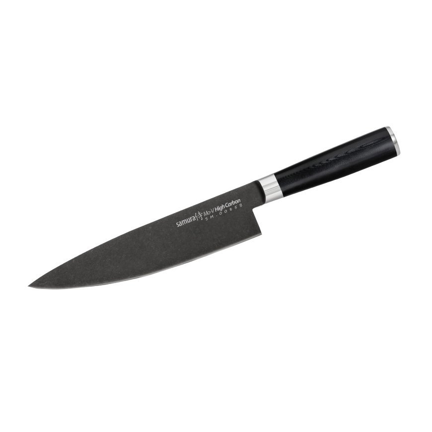 Samura MO-V Stonewash комплект 3х ножей (Шеф , Универсальный, Овощной) из AUS 8 Японской из стали 59 HRC – 3