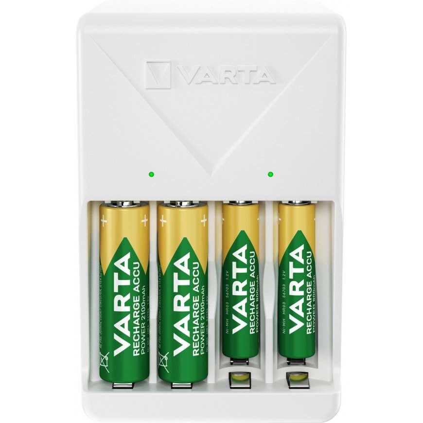 VARTA Plug Charger -latauslaite + 4 x AA 2100mAh (57606) akkuparistoja – 3
