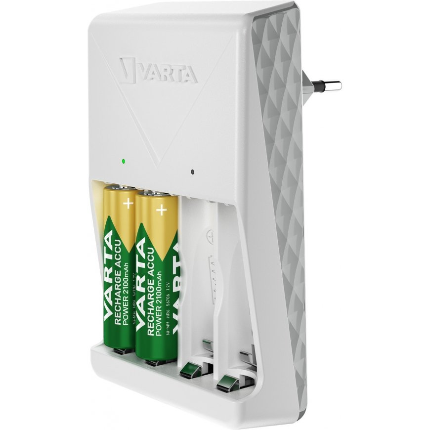 VARTA Plug Charger + 4 x AA 2100mAh (57606) batteries – 6