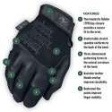 Mechanix Wear Tactical gloves Mechanix TS RECON black size 11/XL. Mechanix Wear Tactical gloves Mechanix TS RECON black size 11/XL.
