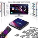 Riff H96 16GB 4K Мультимедиа консоль Smart TV Box 4GB + 16GB Android 10.0 Wi-Fi / BT Rockchip RK3318 Черный
