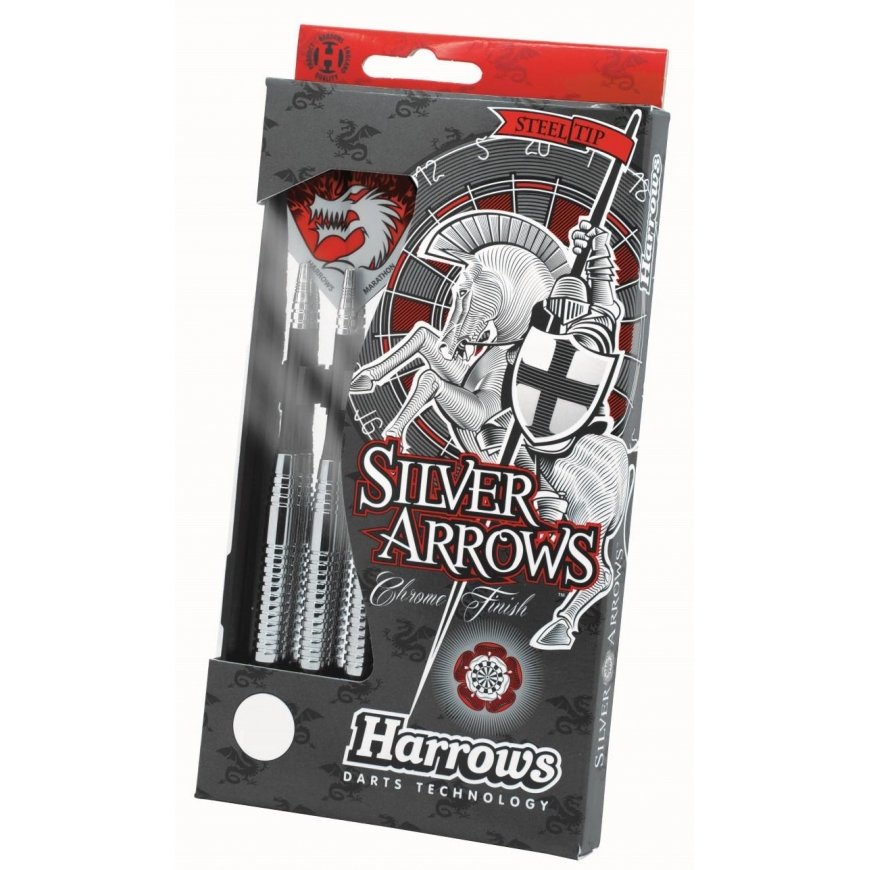 Harrows Darts Steeltip Silver ARROWS 3x20gK
