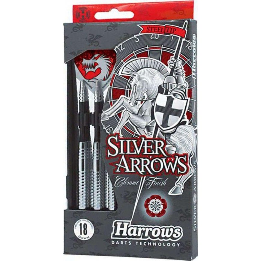 Harrows Darts Steeltip Sidabrinis ARROWS 3x20gK – 2