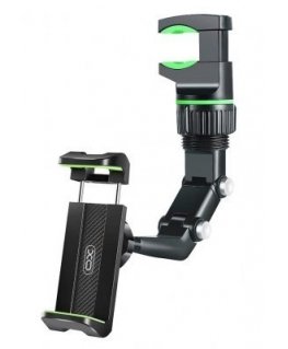 XO C107 RearView Mirror Fix / Universal Frame Fixation Smarthone Holder with adjustabel neck Black