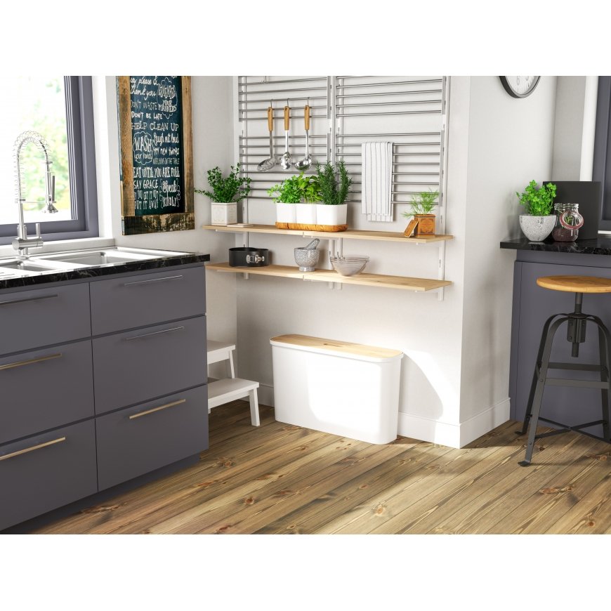 SmartStore Collect Slim 46 L lajittelusetti, valkoinen – 5