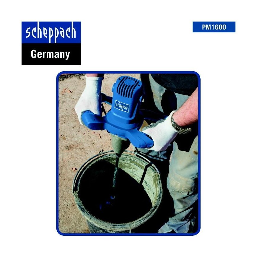 Electric mixer PM1600 two speeds, Scheppach – 4