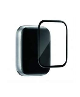 Tempered glass PURO for Apple Watch 7 (45 mm), flexible shield edge to edge, 9H hardness / SDFRAW45BLK
