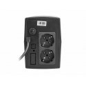 POWERED EMERGENCY SUPPLY UPS AVR 850VA 2X SCHUKO