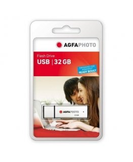 AgfaPhoto USB Flash Drive 2.0, 32GB USB zibatmiņa USB Type-A Sudrabs