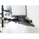 Deltaco ARM-0540 notebook stand 39.6 cm (15.6") Notebook arm shelf Black Deltaco ARM-0540 notebook stand 39.6 cm (15.6") Notebook arm shelf Black