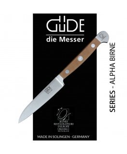 Güde Alpha vegetable knife 9 cm Pear Wood