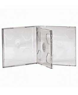 Hama CD Double Jewel Case, Pack 5 2 diski Caurspīdīgs