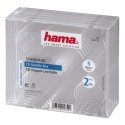 Hama CD Double Jewel Case, Pack 5 2 diski Caurspīdīgs Hama CD Double Jewel Case, Pack 5 2 diski Caurspīdīgs