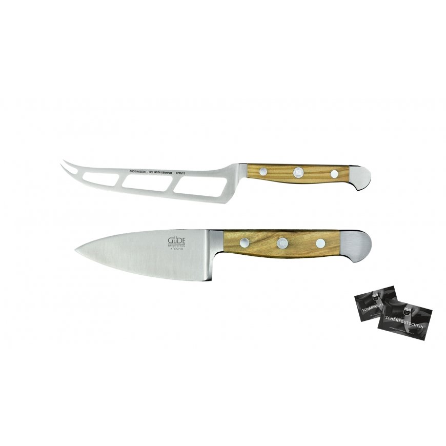 Güde Alpha Cheese Knife 15 cm Olive Wood